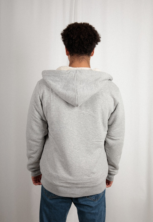 HYGGER SHERPA | Unisex Zip-Hoodie mit Sherpa-Innenfutter