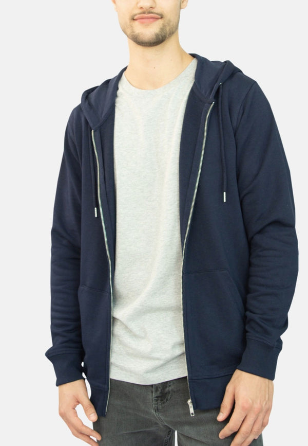 CONNECTOR | Klassischer Zip-Hoodie aus Bio-Baumwolle