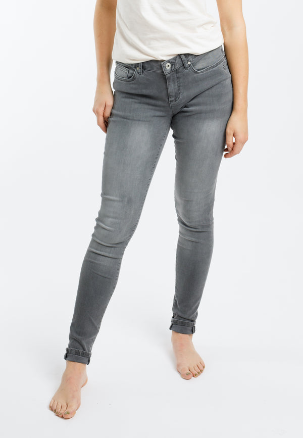 ROSA | Nachhaltige Skinny Fit Damen-Jeans aus Bio-Denim in Grau