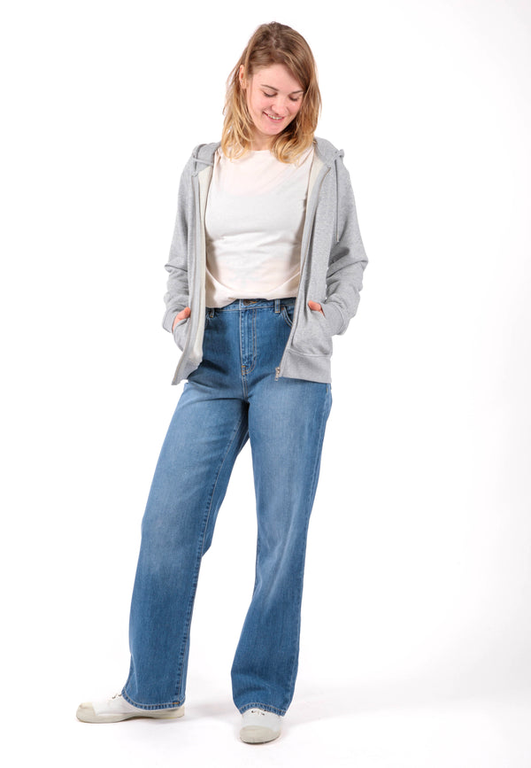 DALIA | Nachhaltige Wide Leg Damenjeans aus 100% Bio-Denim