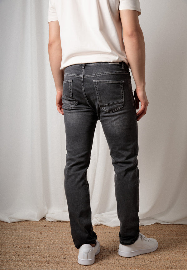 BENNY | Nachhaltige Slim Fit Herrenjeans aus Bio-Baumwolle in Grau