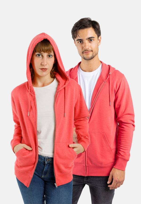 CONNECTOR | Klassischer Zip-Hoodie aus Bio-Baumwolle