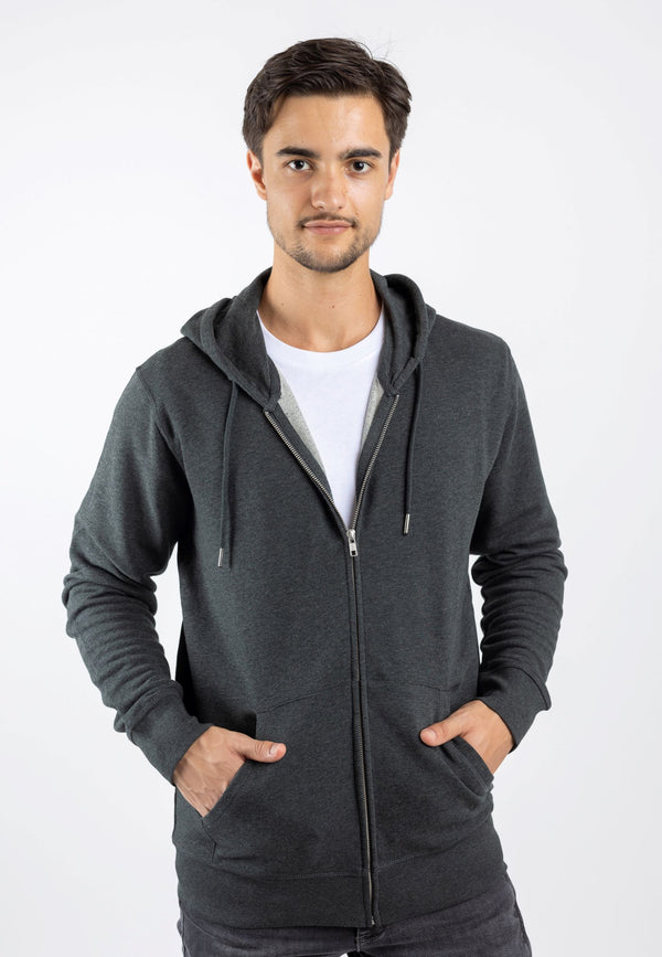 CONNECTOR | Klassischer Zip-Hoodie aus Bio-Baumwolle