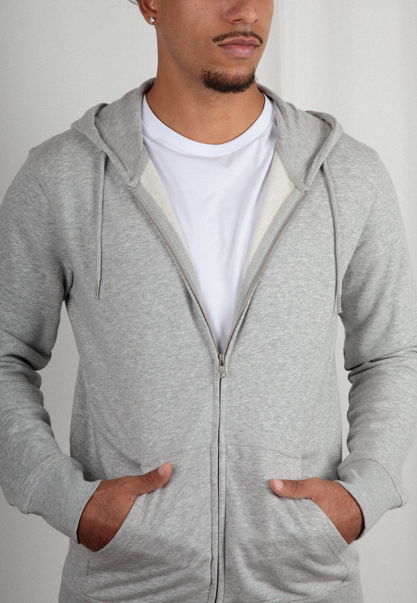 CONNECTOR | Klassischer Zip-Hoodie aus Bio-Baumwolle