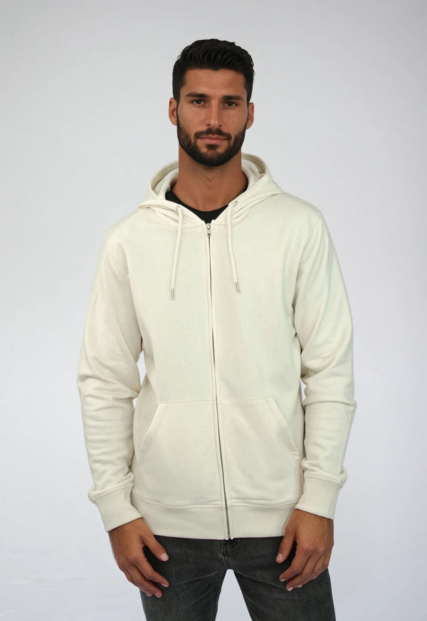 CONNECTOR | Klassischer Zip-Hoodie aus Bio-Baumwolle