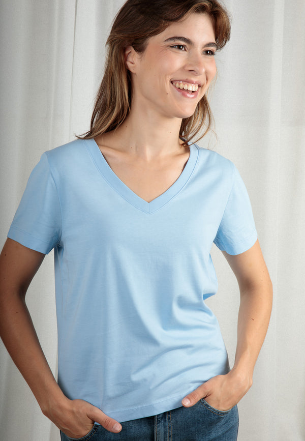 ISLA | Nachhaltiges Damen V-Shirt aus 100% Bio-Baumwolle