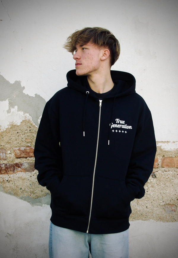 LOCKER HEAVY | Oversize Zip-Hoodie aus Bio-Baumwolle