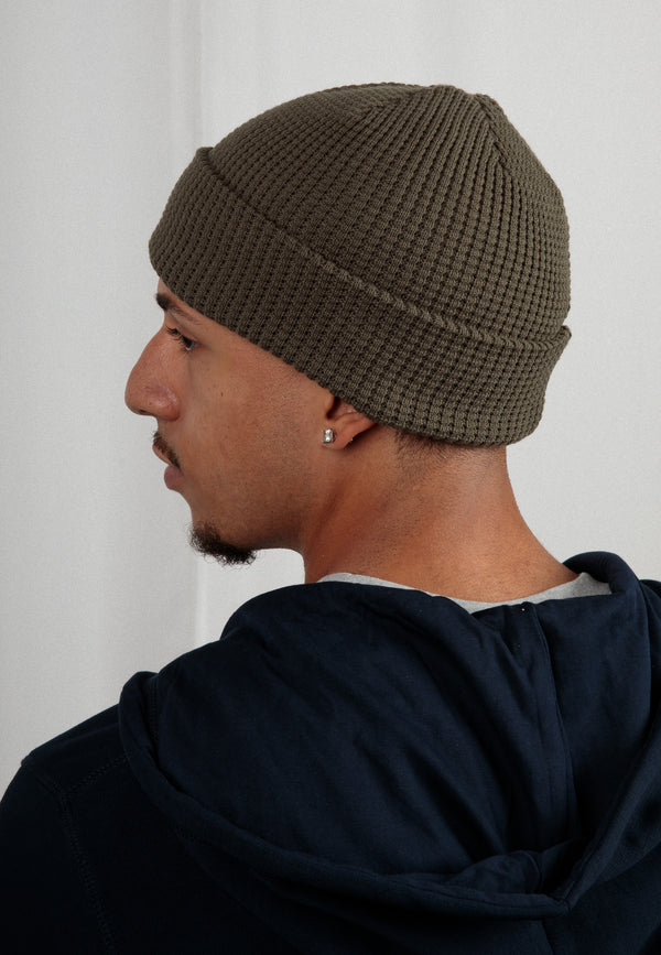 WAFFY | Nachhaltige Unisex Beanie mit Waffelstrick