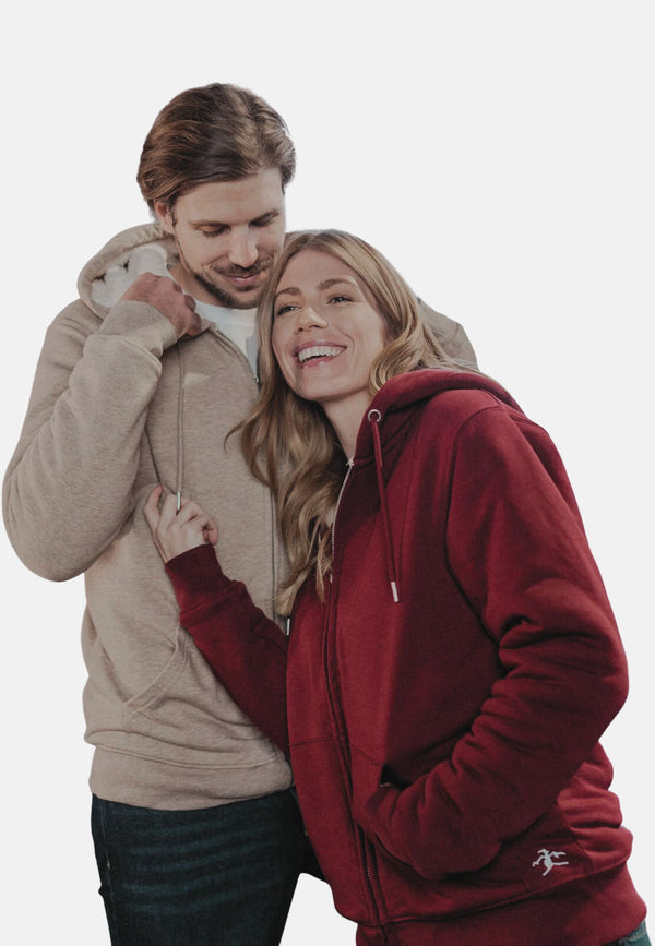 HYGGER SHERPA | Unisex Zip-Hoodie mit Sherpa-Innenfutter
