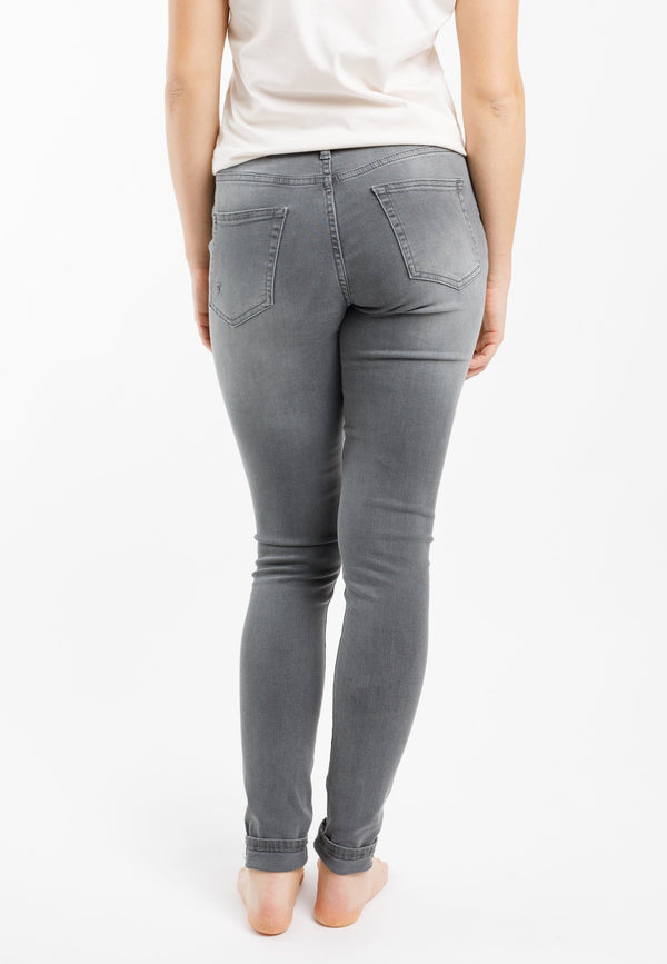 Skinny Fit – graue Damenjeans "ROSA" - TORLAND