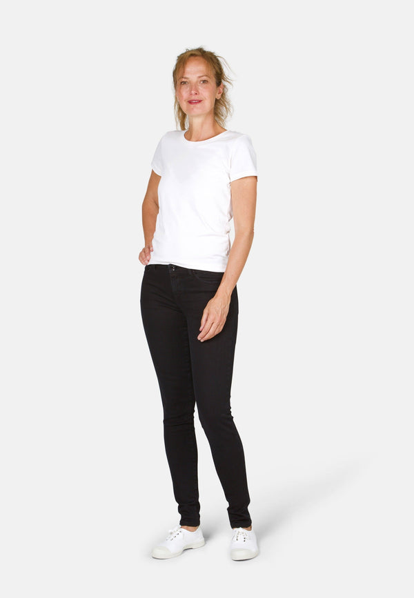 Skinny Fit – schwarze Damenjeans "ROSA" - TORLAND