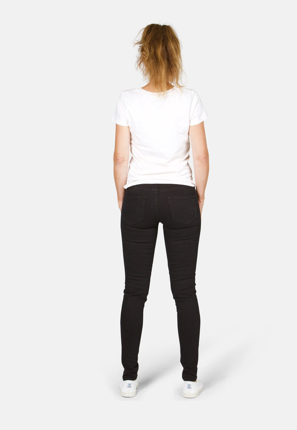 Skinny Fit – schwarze Damenjeans "ROSA" - TORLAND