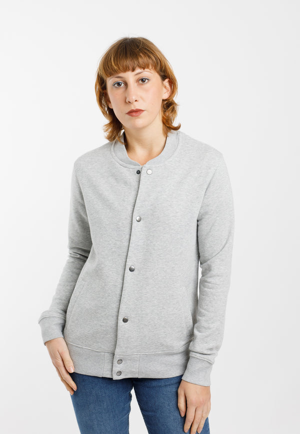 BOUNDER | Sweatshirt-Bomberjacke aus Bio-Baumwolle