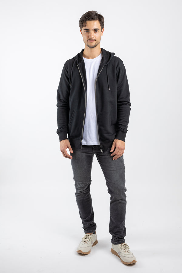 CONNECTOR | Klassischer Zip-Hoodie aus Bio-Baumwolle