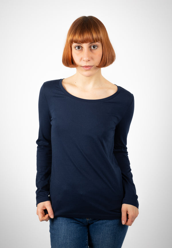 SINGER | Nachhaltiges Longsleeve für Damen aus 100% Bio-Baumwolle