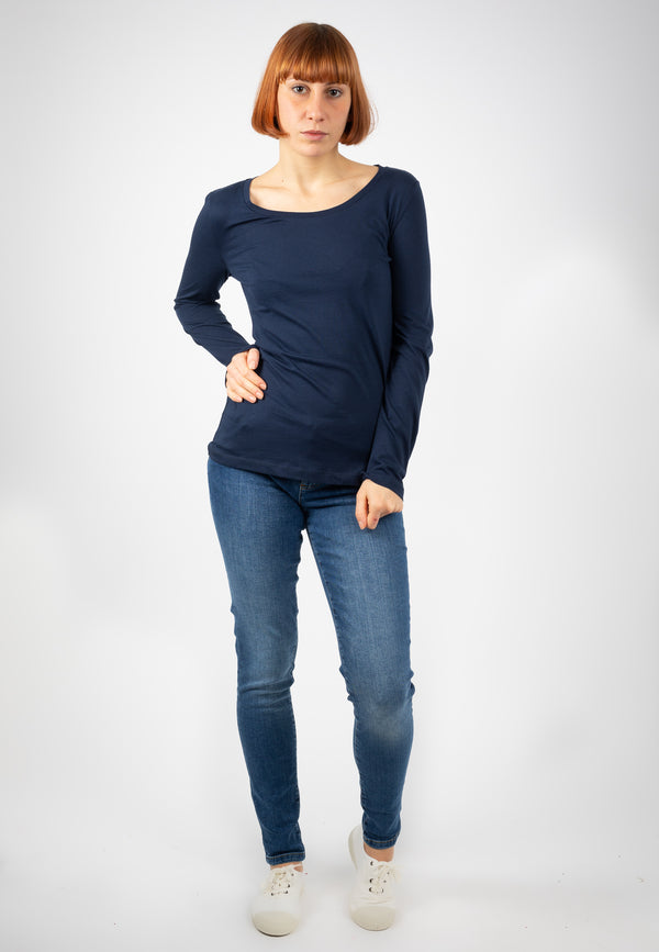 SINGER | Nachhaltiges Longsleeve für Damen aus 100% Bio-Baumwolle