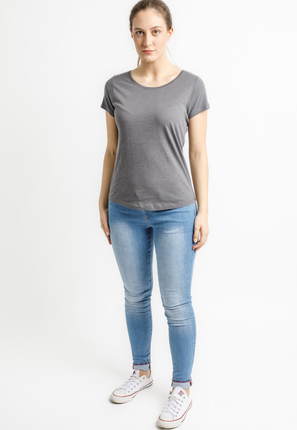 INSPIRE SLUB | Nachhaltiges Bio-Baumwolle Damen T-Shirt mit leichter Struktur