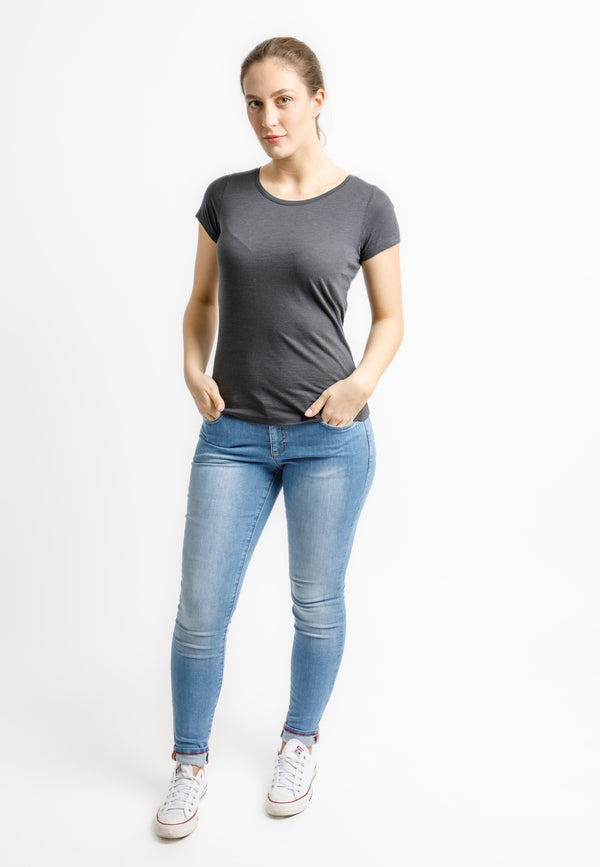 INSPIRE SLUB | Nachhaltiges Bio-Baumwolle Damen T-Shirt mit leichter Struktur