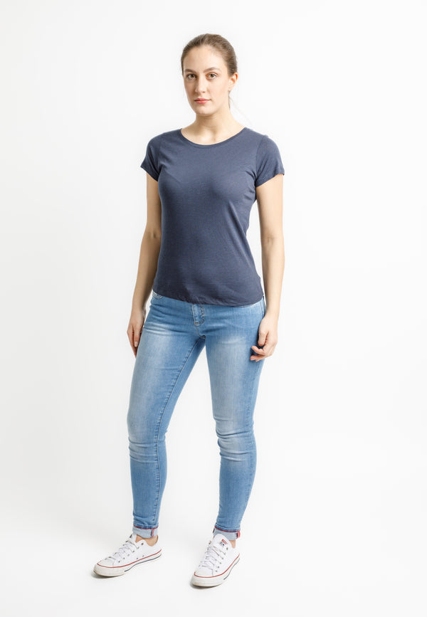 INSPIRE SLUB | Nachhaltiges Bio-Baumwolle Damen T-Shirt mit leichter Struktur