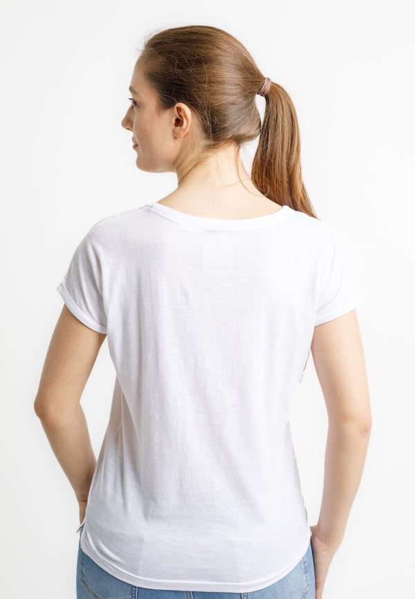 Lockeres Damen T-Shirt "ROUNDER SLUB" - TORLAND