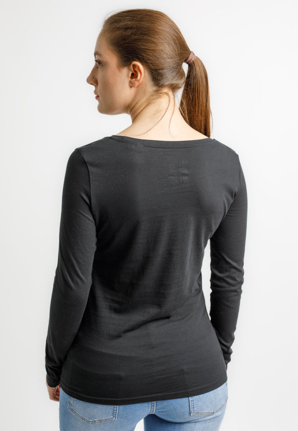 SINGER | Nachhaltiges Longsleeve für Damen aus 100% Bio-Baumwolle