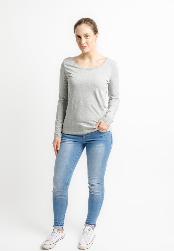 SINGER | Nachhaltiges Longsleeve für Damen aus 100% Bio-Baumwolle