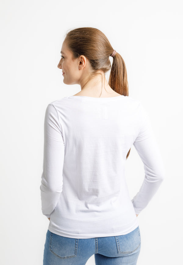 SINGER | Nachhaltiges Longsleeve für Damen aus 100% Bio-Baumwolle