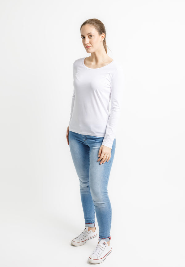 SINGER | Nachhaltiges Longsleeve für Damen aus 100% Bio-Baumwolle